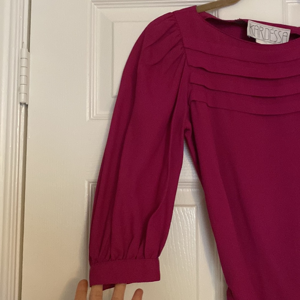 Vintage fuchsia dress